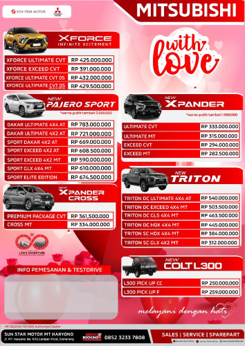 📢 Harga Pricelist Mitsubishi sragen 2025 Terbaru – Cek Penawaran Terbaik! 🚗